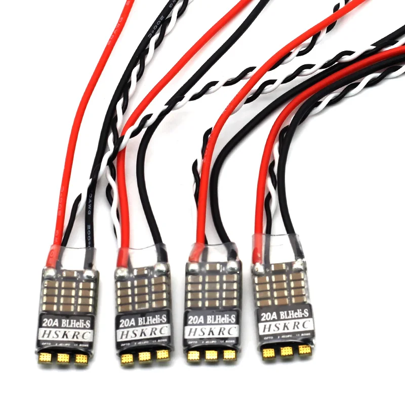 

HSKRC BLHeli_S 2-4S 30A ESC 20A ESC support DSHOT600 ESC Speed Controller for QAV-X Loki FPV Raing Drone Quadcopter