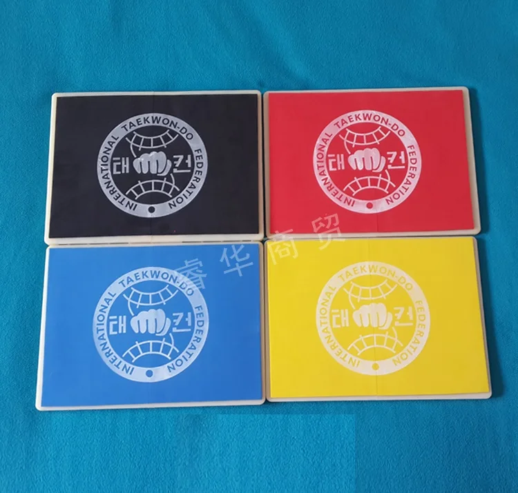 

Taekwondo Board Plate Performance Eco-friendly Weldwood Plate Attack Training can Repeated Use 4 Colors Strength Duplex Printing