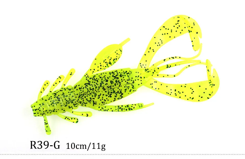 5 шт./пакет 100 мм/11 г Креветки мягкие приманки рыболовные приманки поддельные искусственная наживка приманки мягкие приманки Мягкие силиконовые приманки снасти
