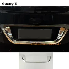 Автомобильная липучка детектор ABS Хром Задняя рамка номерного знака накладка полосный бампер капоты для subaru Outback