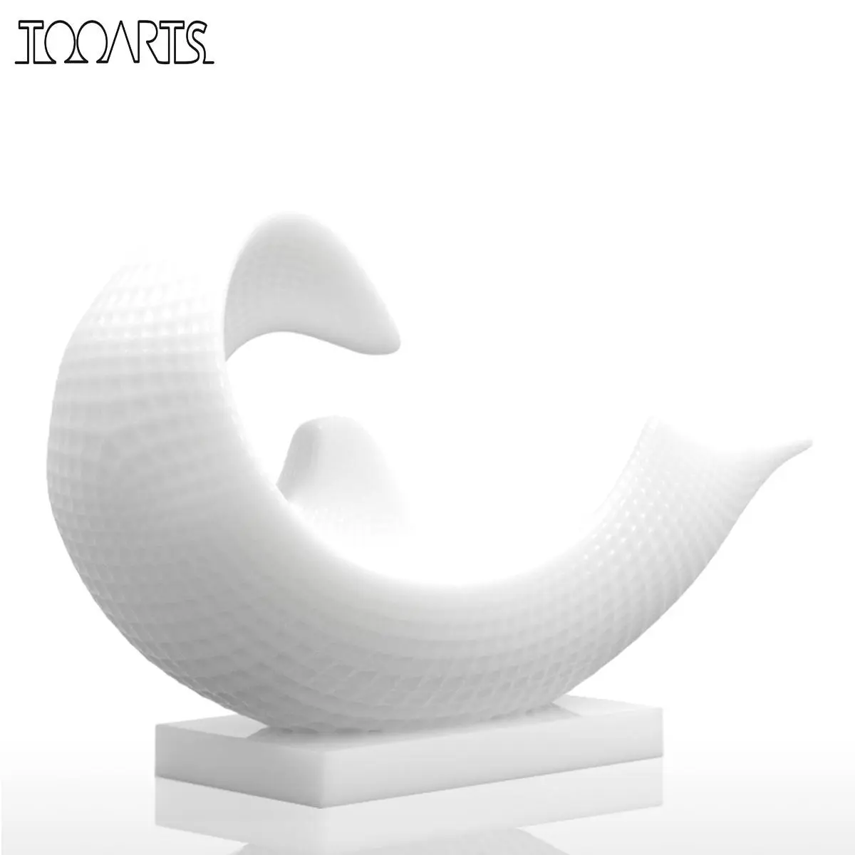 

Tooarts 3D Printed Modern Sculpture Spiral Shell Originally Designed Home Decoration Furnishing Ornament Artwork For Home Office
