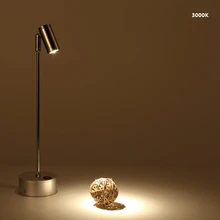 Проводная подзарядка светодиодная точечная лампа, 1 Вт/3 Вт вращающаяся аварийная Светодиодная лампа в вертикальном положении, светодиодная точечная лампа с батареей