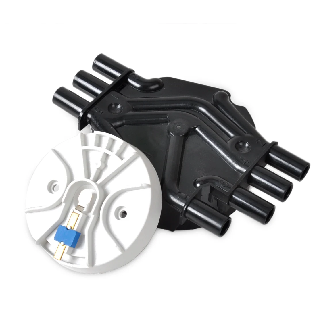 beler Set New 10452458 10452457 Ignition Distributor CAP Rotor for Cadillac Chevrolet GMC Oldsmobile V6 4.3L Kit FDQGGM003