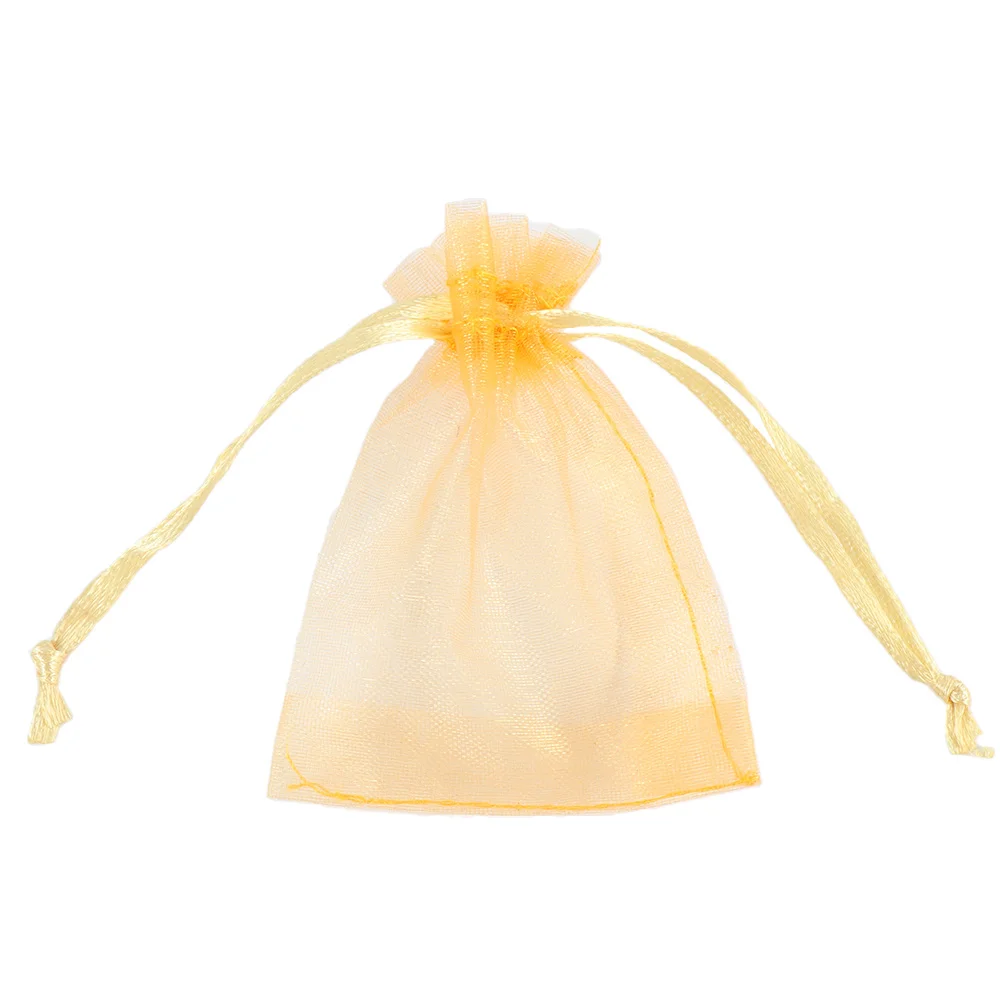 50 шт./компл. органза сумки Свадебная вечеринка украшения маленькие подарочные мешки для упаковки ювелирных изделий, подарки тюль ткань прозрачная органза мешок конфет