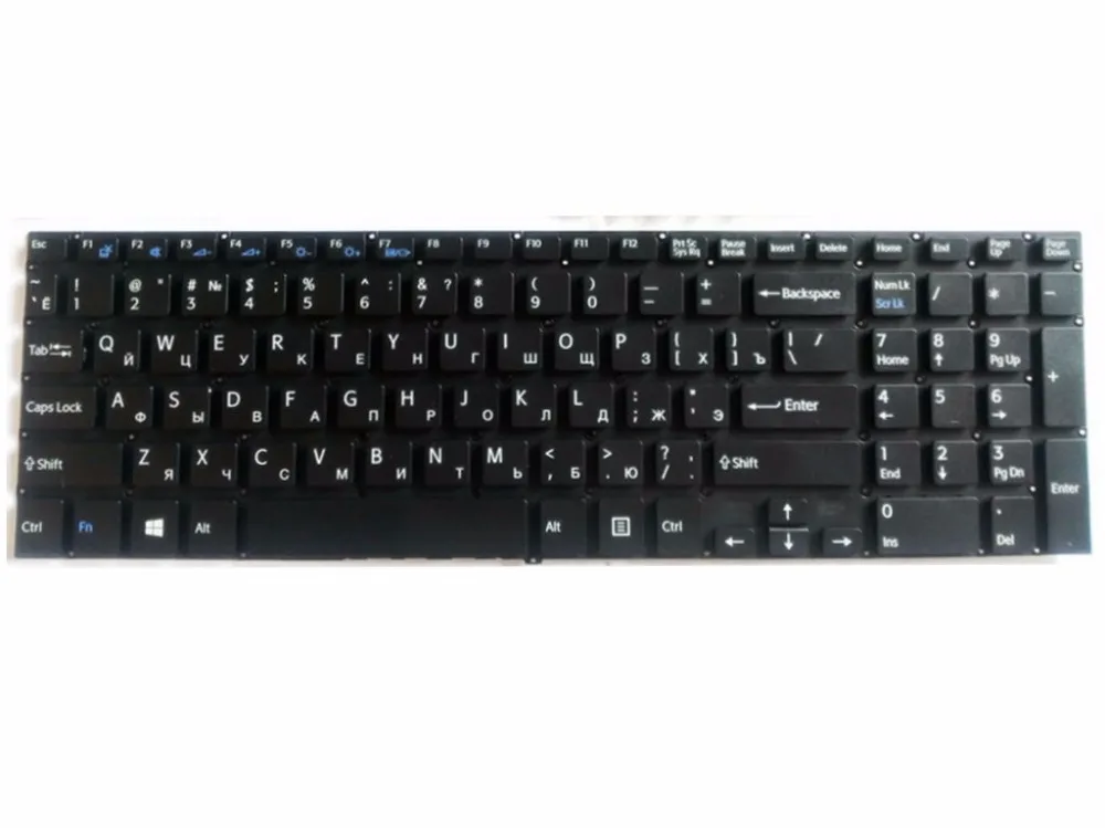 

Russian Keyboard for Sony NSK-SN1BQ 149240561RU 149240261RU V141706AS1RU 9Z.NAEBQ.00R NSK-SN0BQ 149240521US RU Black