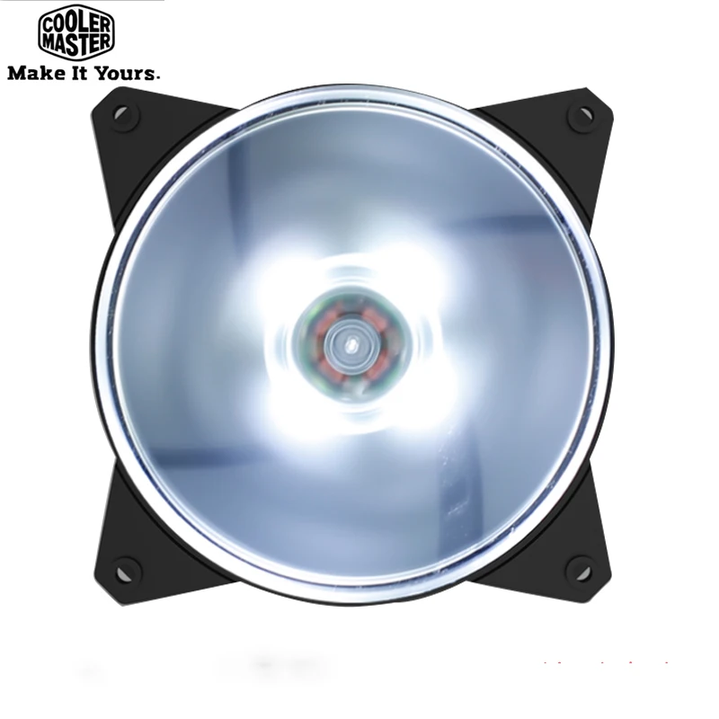 برودة ماستر MF120L 12 سنتيمتر حالة مروحة 12 فولت LED 3pin هادئة مروحة دعوى ل وحدة المعالجة المركزية برودة مياه التبريد 120 ملليمتر الكمبيوتر التبريد PC ...