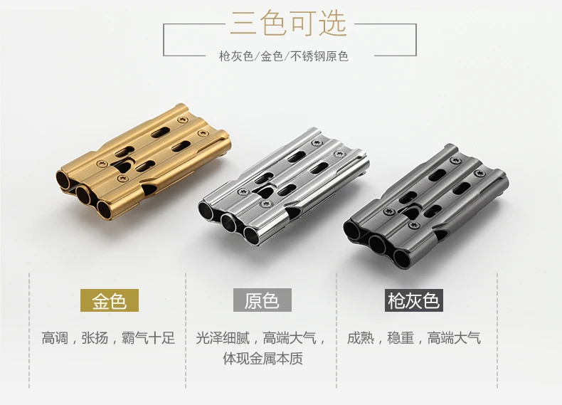 H1071 высокое качество три трубки децибел пищевой нержавеющей стали Открытый аварийный свисток выживания брелок Черлидинг