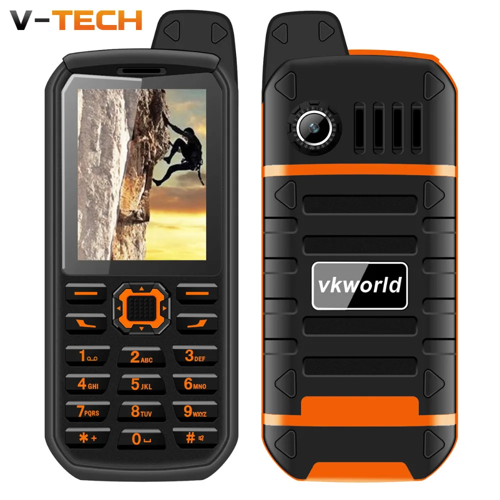 Vkworld Stone V3 plus IP54 waterproof bluetooth 2 0 powerbank flashlight wireless FM 3 5mm earphone