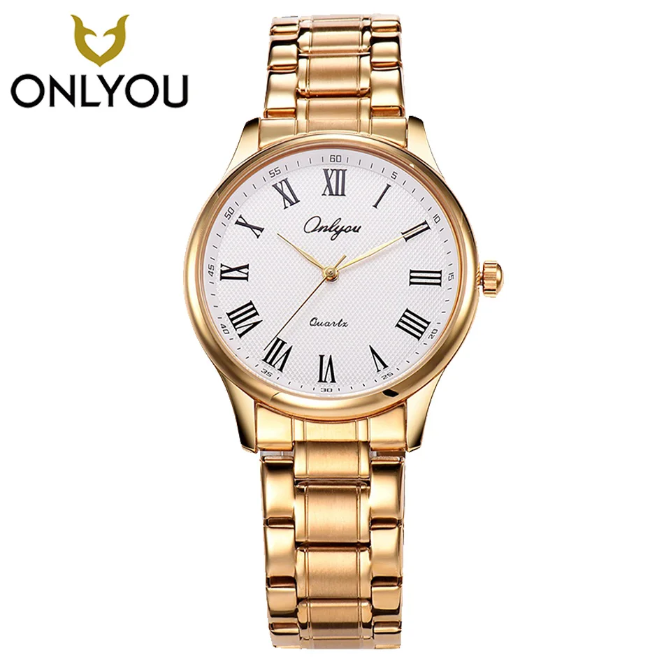 

ONLYOU Brand Luxury Lover Watches Quartz Dress Women Clock Men Watch Couples 2017 New Fashion Waterproof Relojes Hombre