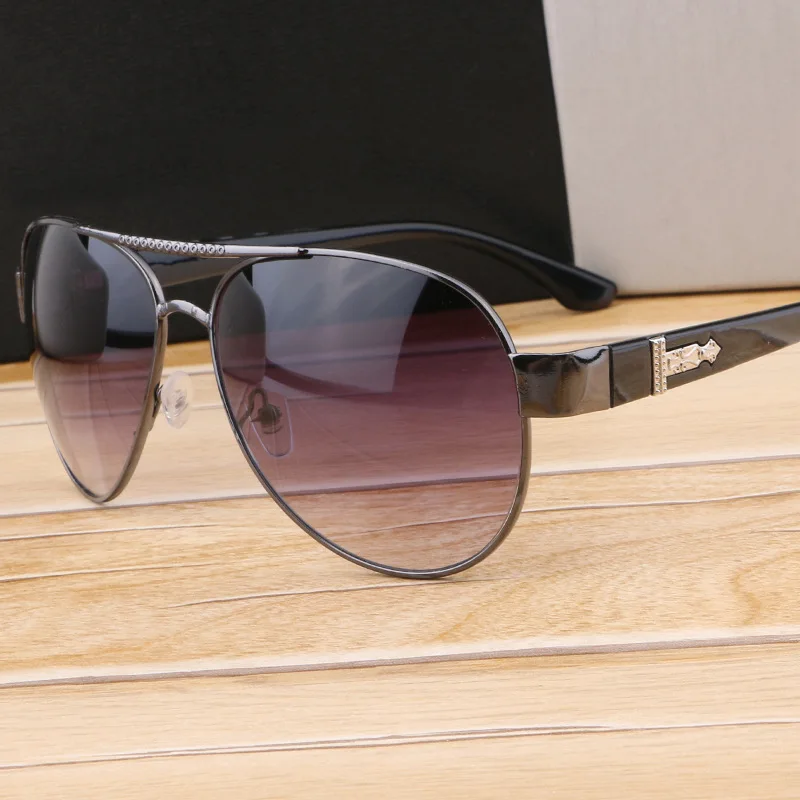 

Cubojue Mens Sunglasses Aviation Oversized Grey Black Yellow Driving Frog Sun Glasses for Male Vintage Cheap Wholesale Dropship