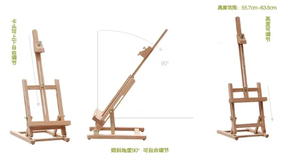 1 шт. 40 см мини Художественный Деревянный стол Складная покраска станковая рамка регулируемый штатив Дисплей Полка на открытом воздухе студия дисплей рамка