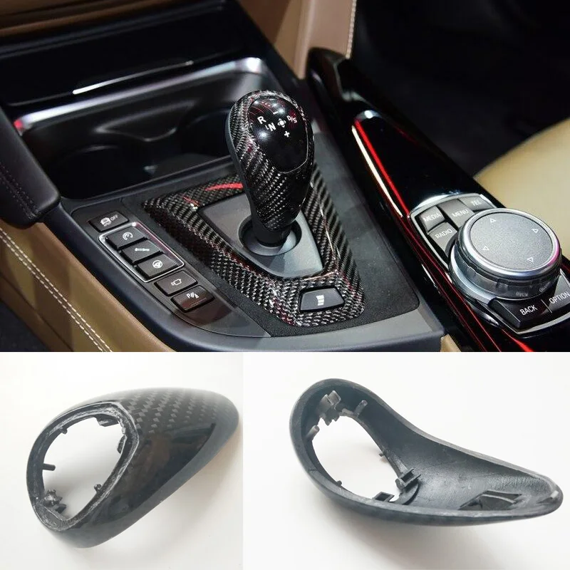 

Free shipping Real Carbon Fiber Manual Gear Shift Knob for BMW F80 M3 F82 F83 M4, Automatic Gear