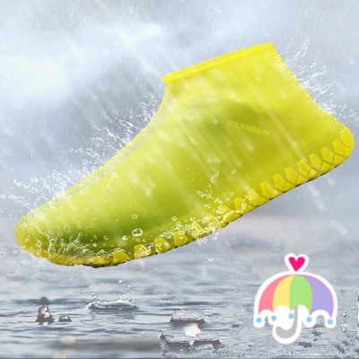 

Silicone Overshoes Cover Reusable Waterproof Men Shoe Covers Rain Boots Non-slip Washable Unisex Wear Resistant Recyclable