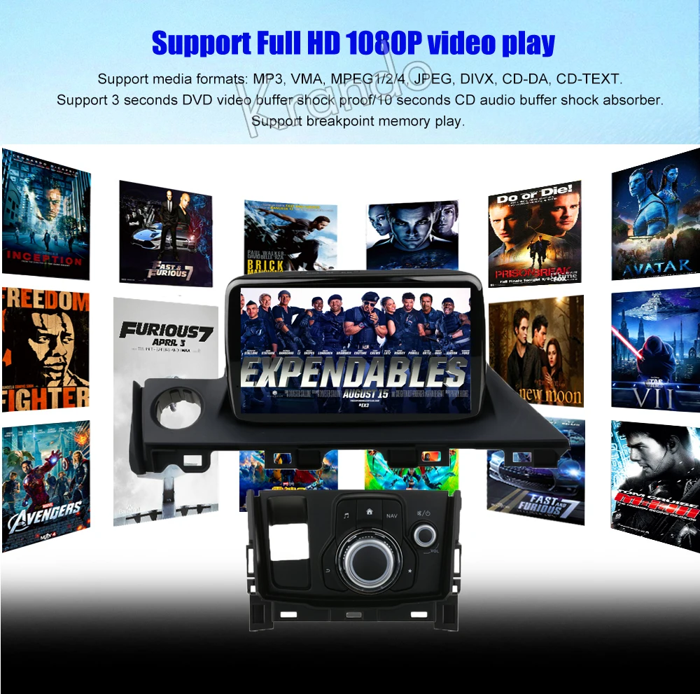 Clearance Krando Android 8.1 9" IPS Full touch big screen car multimedia player for MAZDA 6 ATENZA GPS navigation system radio wifi BT 13 Clearance Krando Android 8.1 9" IPS Full touch big screen car multimedia player for MAZDA 6 ATENZA GPS navigation system radio wifi BT 13