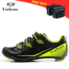 TIEBAO, дышащая велосипедная обувь, мужские кроссовки, sapatilha ciclismo, для шоссейного велосипеда, спортивная обувь, резиновая подошва, самоблокирующаяся обувь