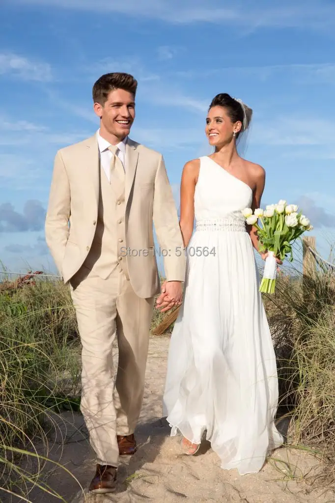 Custom Made Men Suit Beige Color Notch Lapel Wedding Groom Custom Made Men Suit Beige Color Notch Lapel Wedding Groom Groomsman Jacket Pants Vest In Suits From S Clothing Accessories On Aliexpress