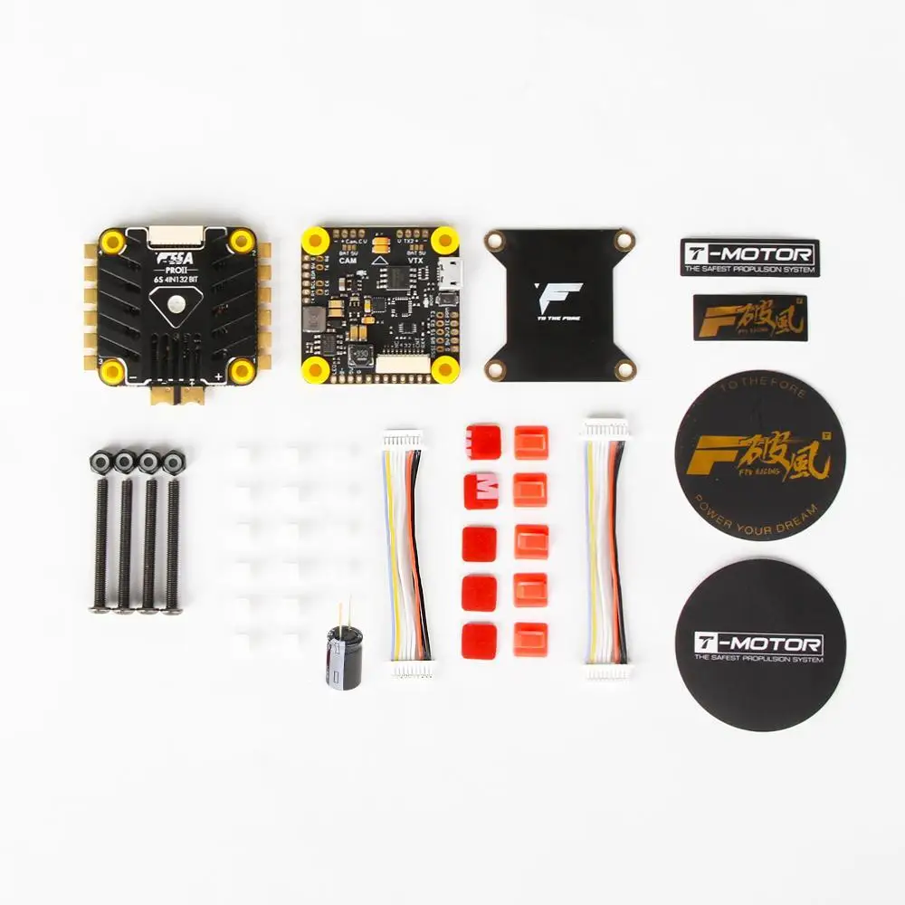 T MOTOR Tmotor F4 F7 F722 Контроллер полета Pacer combo stack F55A PRO II 6S 4 в 1 ESC DJI FPV гоночный Дрон