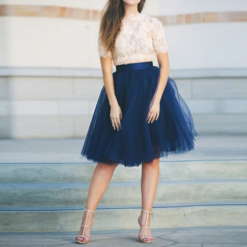 Английский стиль темно-синий миди юбки лента пояс молния стиль Формальные вечерние женские юбки индивидуальный заказ дно Falda