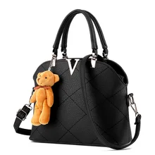Women Fashion Shoulder Bags 2016 Leather Handbag Shell Bag For Women Messenger Bag Famous Brand Design Women Tote Bags