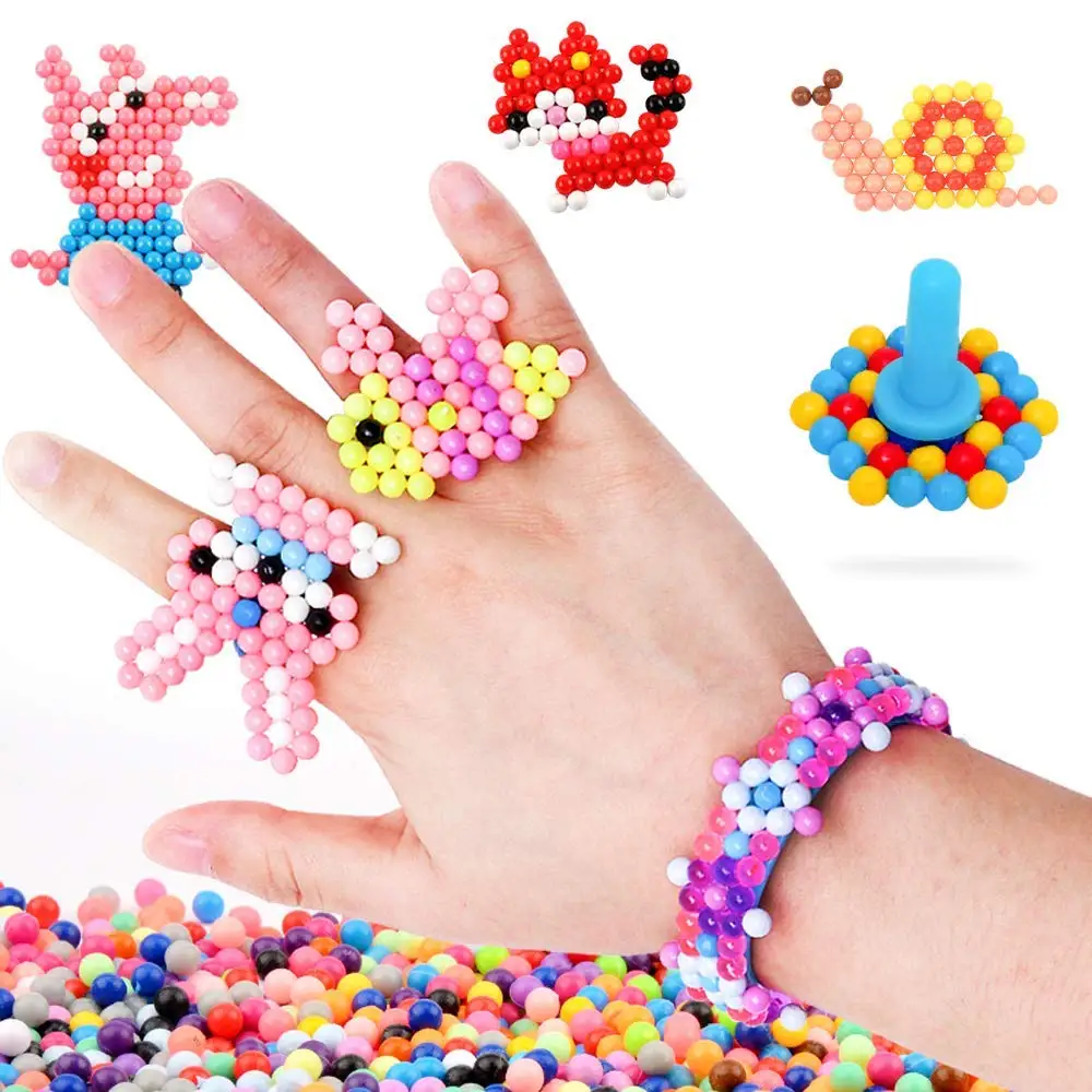 

water beads for kids Crafts Toys Magic Water Beads Set 10 Colors Water Beads Set 3000 Spray Beads Art Kids Children