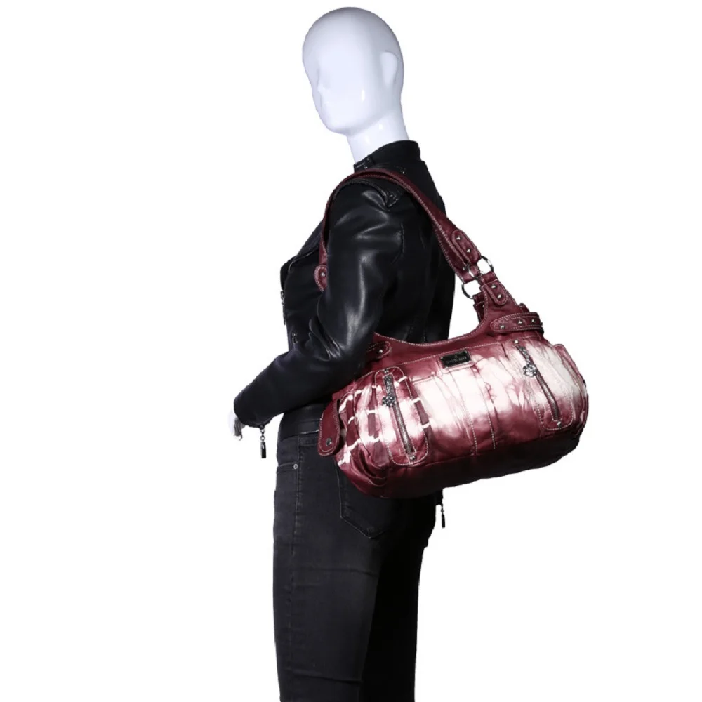Angelkiss بو أكياس الأفاق حقيبة للنساء ، الأمريكية حقيبة يد الإناث كبيرة الكتف حقيبة الأزياء حقيبة أعلى مقبض حمل حقيبة sac