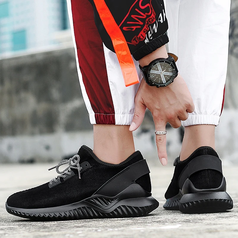 Мужские кроссовки для бега Zapatillas Hombre Deportiva черные и серые весна осень 2019|Беговая