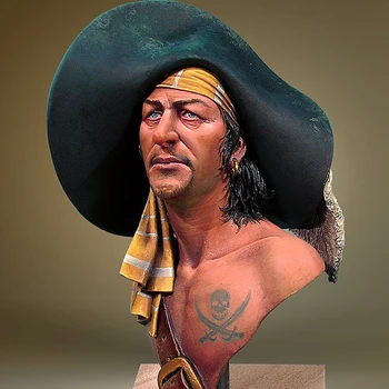 

1:12 Resin Figure Bust Model Madagascar Pirate X133