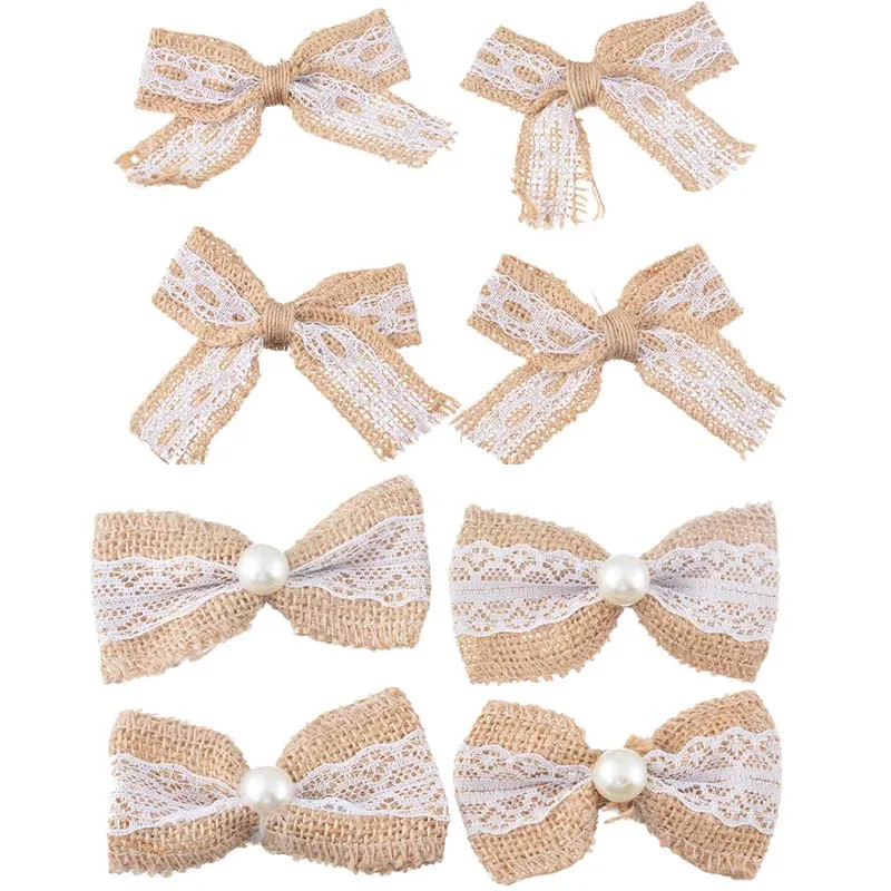 

Urijk 5PCs Lace BowKnot Patches For Clothes Sew On Applications For Clothing DIY Garment Apparel Accessories Wedding Decoration