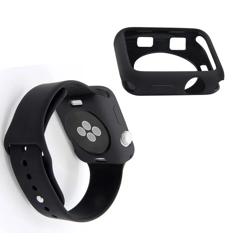 Защитный чехол Fundas для iwatch 1 2 3 4 Мягкий защитный Pulseira Apple watch i 38 42 40 44 мм