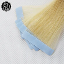 Настоящие Волосы Remy на ленте для наращивания, бесшовные волосы для наращивания на коже, образцы салонов, 5 шт. для тестирования волос, сказочные волосы remy, 2,0 г/шт., 10 г/упак