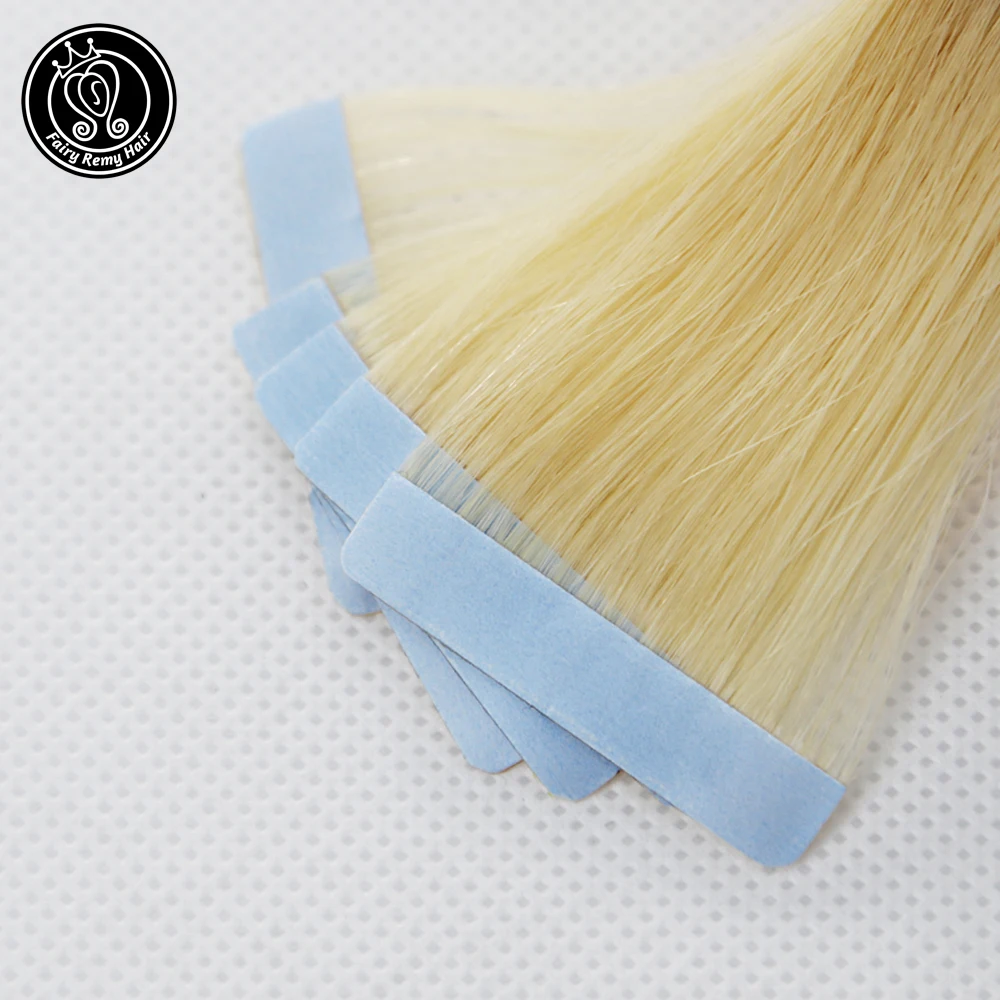 

Real Remy Tape In Human Hair Extensions Seamless Skin Weft Salon Samples 5pcs For Testing Hair Fairy Remy Hair 2.0g/pc 10g/pack