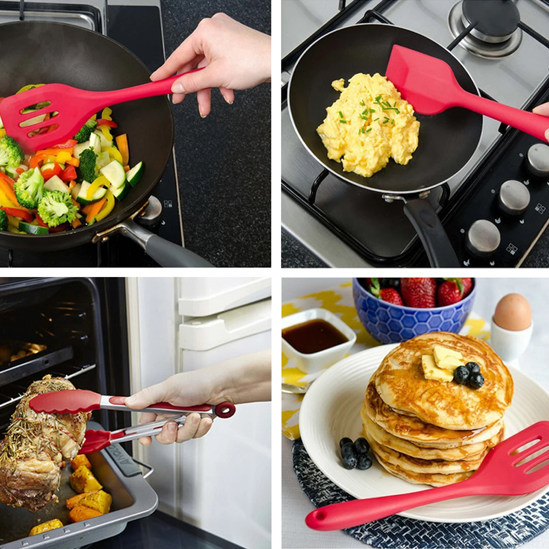 Good 10Pc Heat Resistant Silicone Cookware Set Nonstick Cooking Tools Kitchen & Baking Tool Kit Utensils Good 10Pc Heat Resistant Silicone Cookware Set Nonstick Cooking Tools Kitchen & Baking Tool Kit Utensils