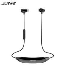 JOWAY H09 Беспроводные спортивные модные наушники с защитой от пота, Bluetooth стерео музыкальные наушники, гарнитура с микрофоном и шейным ремешком