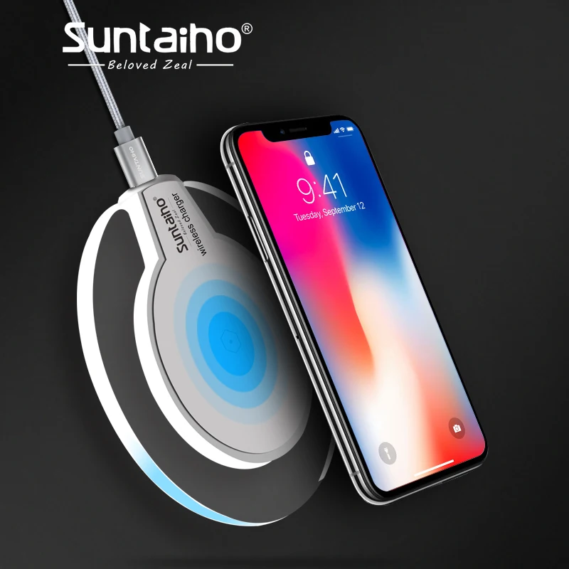 Qi Wireless Charger For Samsung Galaxy S8 S8Plus Suntaiho