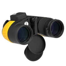 10X50 бинокулярный Морской Компас навигации лодках бинокулярный телескоп для наружной участники путешествия Охота Кемпинг телескоп