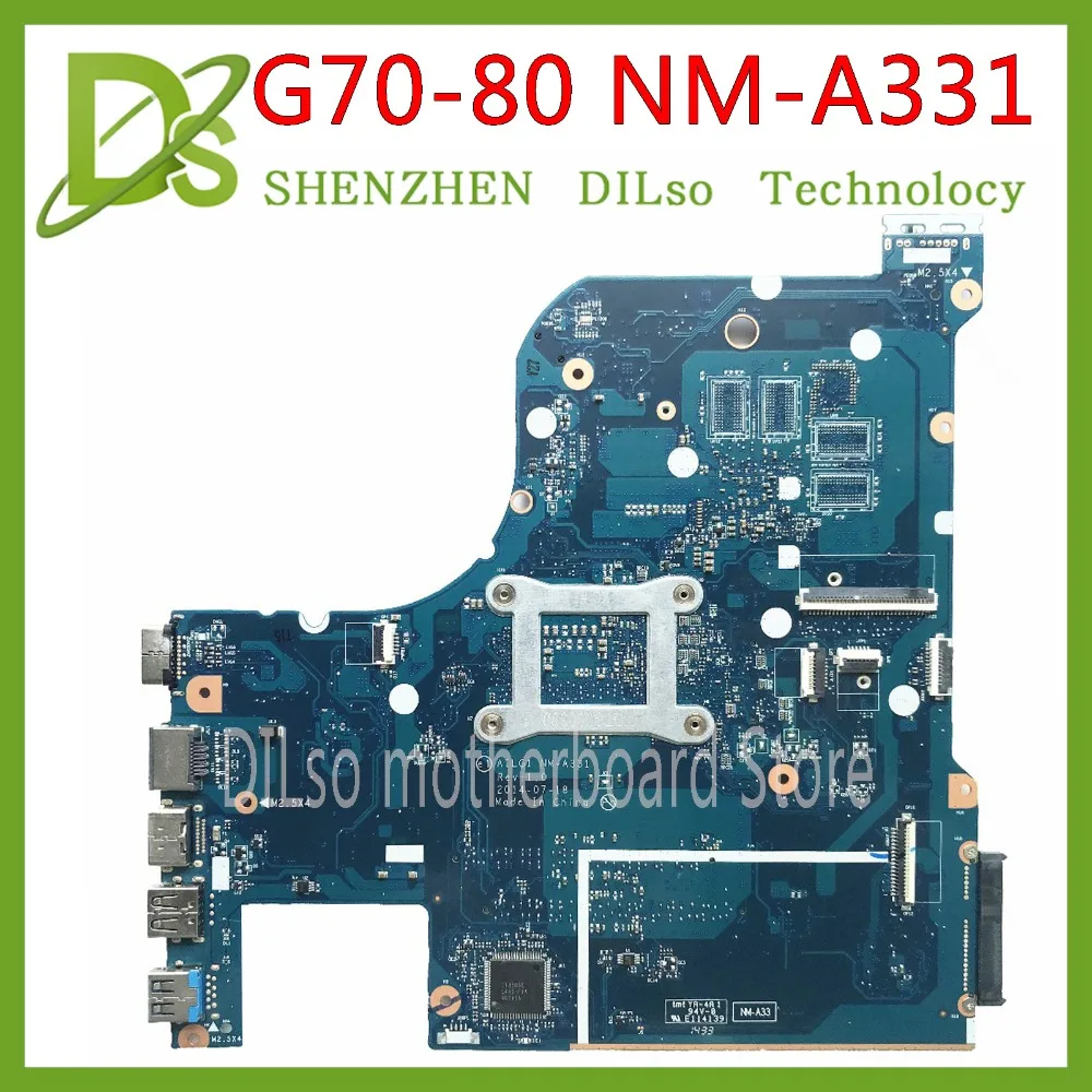 KEFU G70-80 материнская плата для lenovo G70-70 B70-80 Z70-80 I7-5500U материнская плата ailg NM-A331 с GT840M/GT820M Тесты