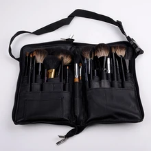 Black 32 Pockets Makeup Brush Holder font b Case b font font b Bag b font