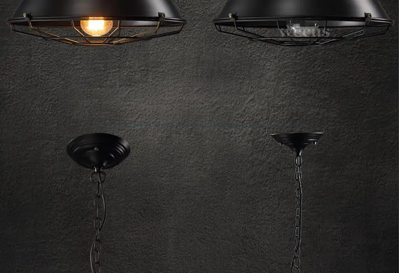 360 мм винтажный Лофт подвесной светильник складской подвесной светильник для столовой, бара, коридора, паба, учебы, кафе светильник подвесная люстра