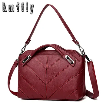 

Winter New Soft Leather Luxury Handbags Women Bags Designer Messenger Bags Fashion Women Shoulder Bags High Quality Ladies Tote