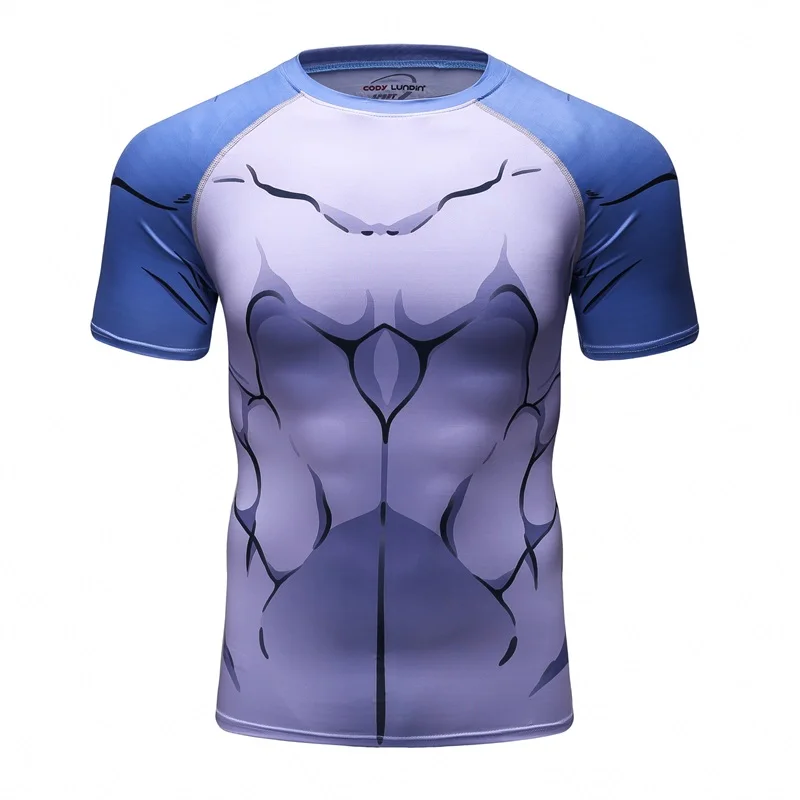 

CODY LUNDIN Mutant Shark 3D Printed T shirt Men Short Sleeves Shirts Bodybuilding Tight Compression Tops MMA Fashion Sportswear