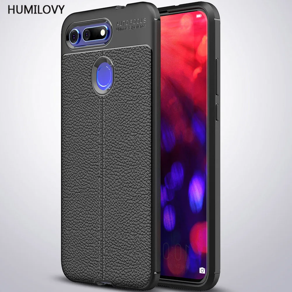 

For Phone Case Huawei Honor View 20 Cover Shockproof Luxury Leather Soft TPU Case For Huawei Honor View 20 Case Honor V20 Cover