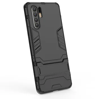 

100PCS Stand Armor Phone Holder Case For Huawei P30 Pro P20 Lite P10 Plus P8 Y9 2019 Y7 Y6 Pro Y5 2018 Y3 2017 ShockProof Cover