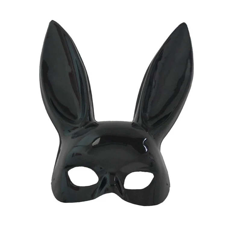 

Women Girl Sexy Rabbit Ears Mask Cute Bunny Long Ears Bondage Mask Halloween Masquerade Party Cosplay Costume Props Animal Mask
