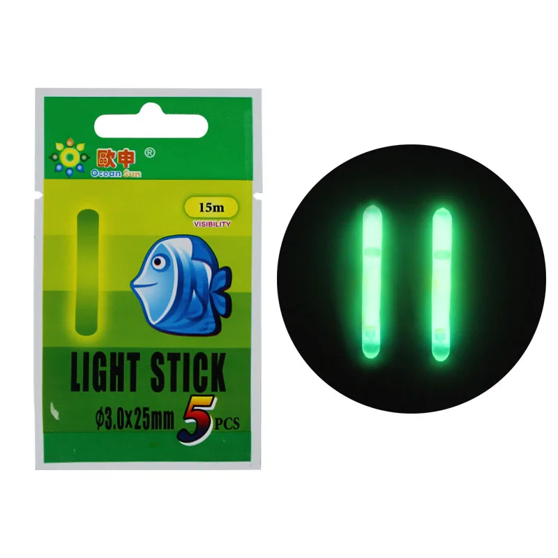 30 шт./6 пакетов флуоресцентные светящиеся палочки 3 0*25 мм|chemical light|fishing fluorescentglow stick