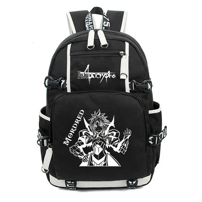 Fate Apocrypha холщовый рюкзак FGO аниме рюкзаки ноутбук рюкзак на плечо ноутбук Школьные сумки Сумки для колледжа и школы - Цвет: 13