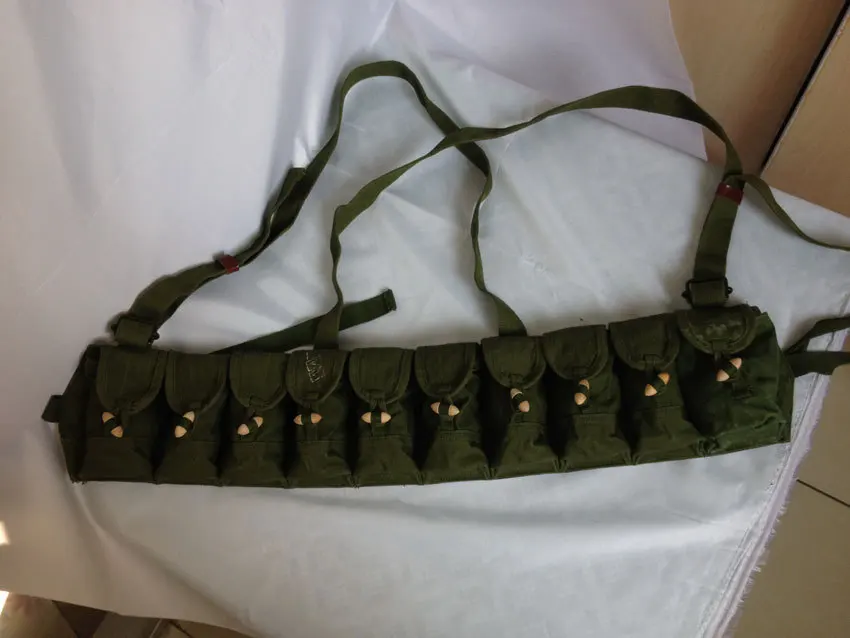 Излишки китайский военный SKS ТИП 56 полу патроны грудь Rig Bandolier мешок CN005|chinese sks|chinese