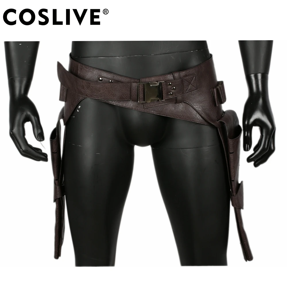 Coslive The Dark Tower Roland Deschain Brown PU Belt Cosplay Costume