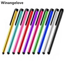 Winangeleve продвижение 500 шт./лот емкостный сенсорный ручка-стилус для iphone 4/5/5/6/7 для ipad для samsung