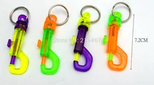 4X 72mm Plastic SWIVEL CLIP SNAP Hook E132/E107 TRIGGER Key chain Boys Girls Kids Birthday Party Favour Gift Pinata Bags Filler