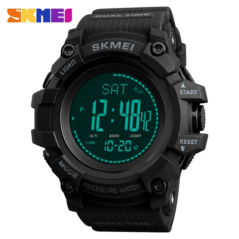 Mens Sports Watches Pedometer Calories Digital Watch Men Altimeter Barometer Compass Thermometer Weather relogio masculino SKMEI Mens Sports Watches Pedometer Calories Digital Watch Men Altimeter Barometer Compass Thermometer Weather relogio masculino SKMEI